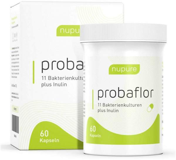 nupure probaflor Probiotika zur Darmsanierung 60 Kapseln