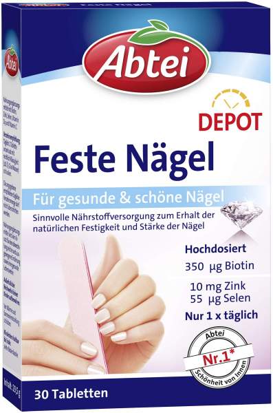 Abtei Feste Nägel 30 Tabletten