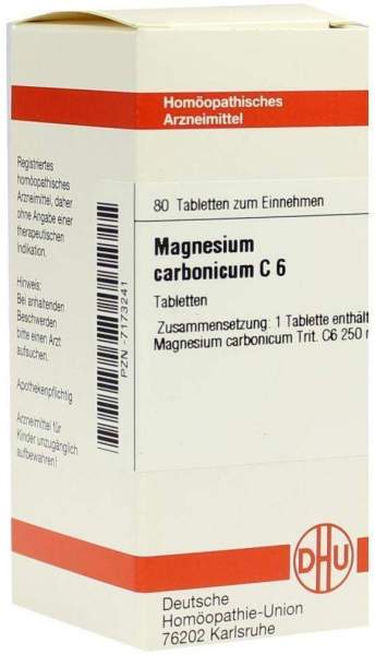 Magnesium Carbonicum C 6 Tabletten
