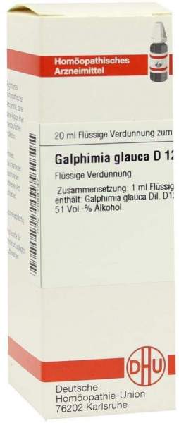 Dhu Galphimia Glauca D12 20 ml Dilution