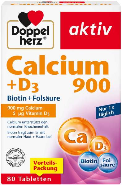 Doppelherz Calcium 900 + D3 80 Tabletten