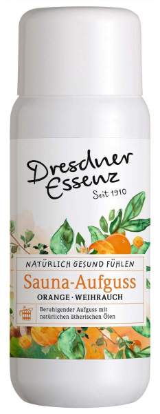 Dresdner Essenz Sauna Aufguss Orange Weihrauch 250 ml Flasche