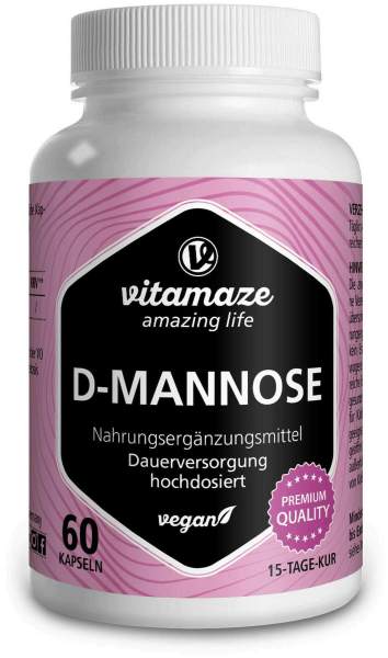 D-Mannose Hochdosiert Vegan 60 Kapseln