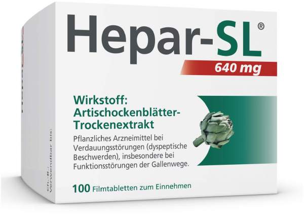 Hepar SL 640 mg 100 Filmtabletten
