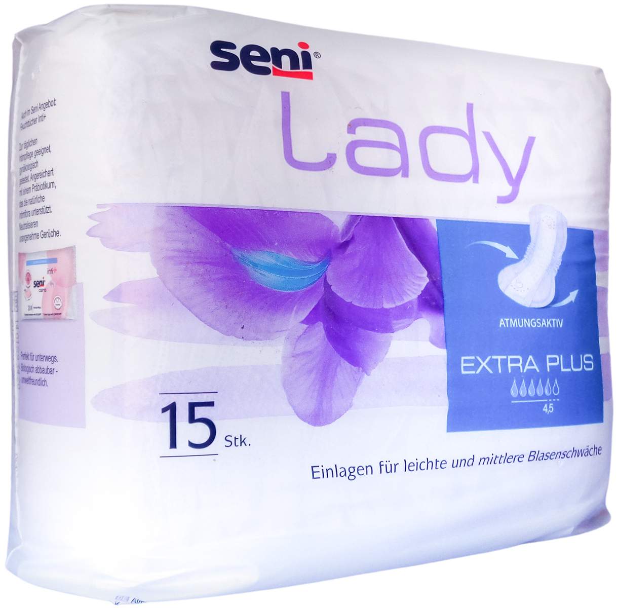 Seni Lady Inkontinenzeinlage Extra Plus 15 Stück Kaufen Volksversand Versandapotheke