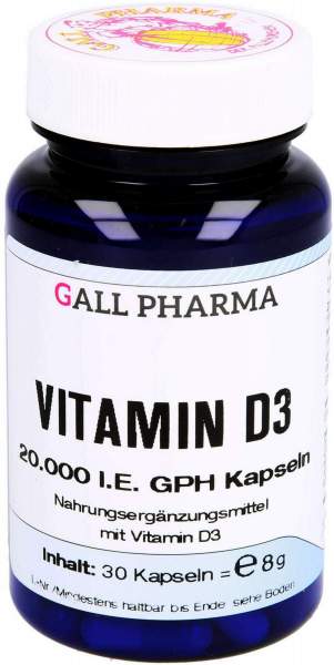 Vitamin D3 20.000 I.E. GPH Kapseln