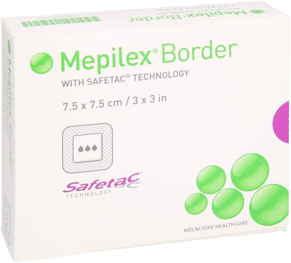 Mepilex Border 10 Schaumverbände 7,5 X 7,5 cm