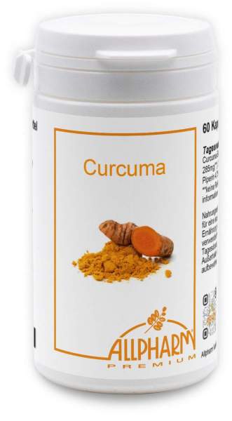Curcuma Kapseln Allpharm Premium 60 Kapseln