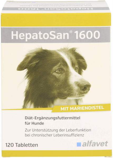 Hepatosan 1600 Diät-Erg.Futterm.Tabletten Für Hunde 120 Stück