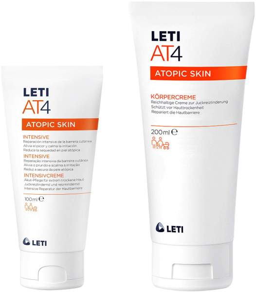 LETI AT4 Intensivcreme 100 ml + LETI AT4 Körpercreme 200 ml