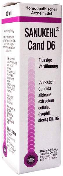 Sanukehl Cand D 6 Tropfen 10 ml