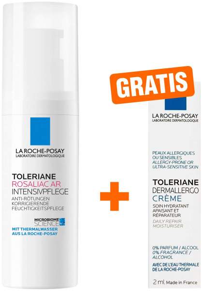 La Roche Posay Toleriane Rosaliac AR Intensivpflege 40 ml + gratis Toleriane Dermallergo Creme 2 ml