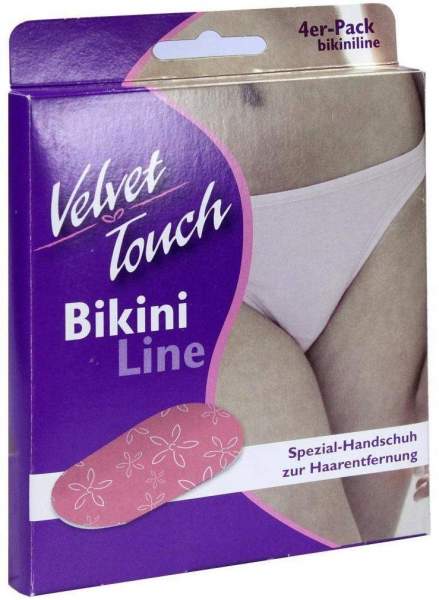 Velvet Touch Bikini Line 4er Pack Handschuhe