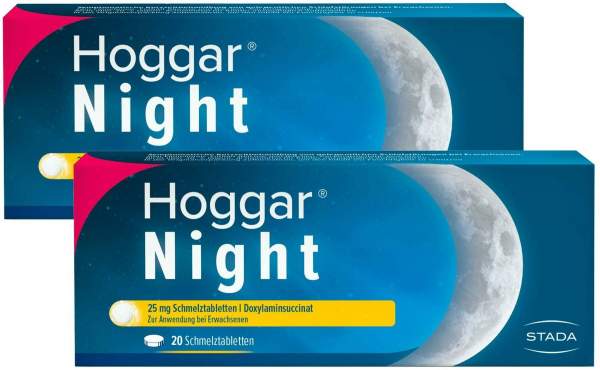 Hoggar Night 25 mg 2 x 20 Schmelztabletten
