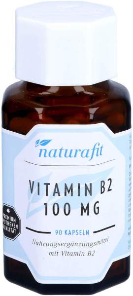 Naturafit Vitamin B2 100 mg 90 Kapseln