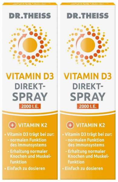Dr.Theiss Vitamin D3 Direkt-Spray 2 x 20 ml