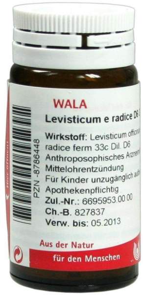 Wala Levisticum e radice D6 20 g Globuli