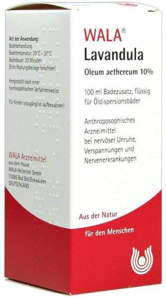 Wala Lavandula Oleum Aethereum 10% 100 ml Öl