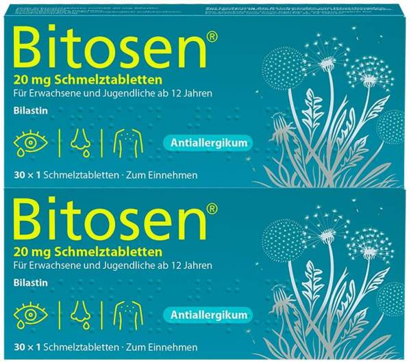 Bitosen 20 mg 2 x 30 Schmelztabletten