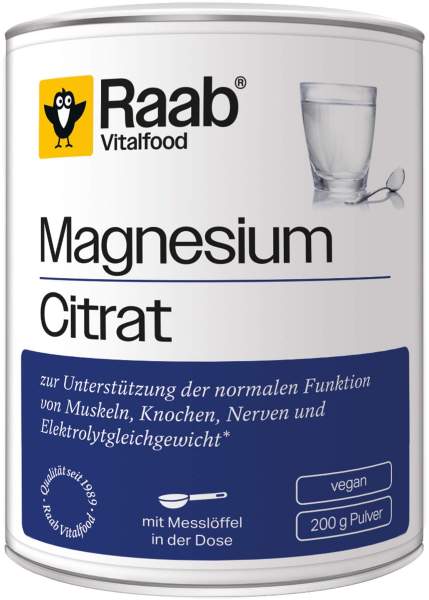 Raab Vitalfood® Magnesiumcitrat Pulver 200 g