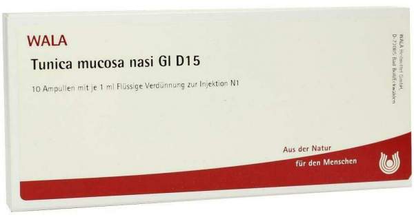 Wala Tunica Mucosa Nasi Gl D15 10 X 1 ml Ampullen