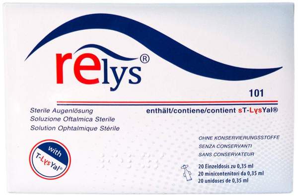 Relys Augentropfen Einmaldosen 20 X 0,35 ml