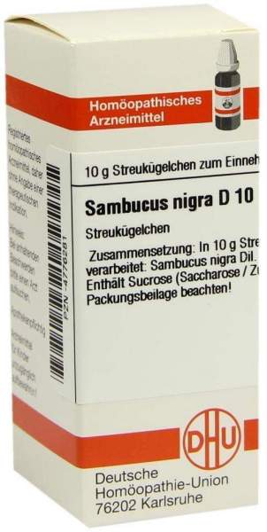 Sambucus Nigra D 10 Globuli