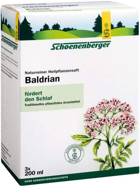 Baldrian Saft Schoenenberger 3 X 200 ml Heilpflanzensäfte