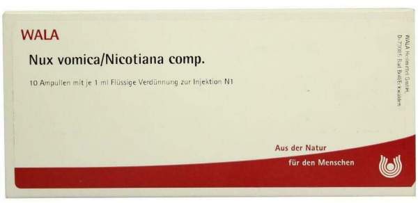 Wala Nux Vomica - Nicotiana Comp. 10 X 1 ml Ampullen