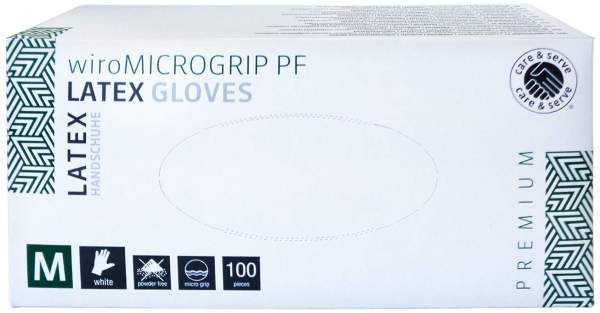 Handschuhe Latex Unsteril Puderfrei Gr.M