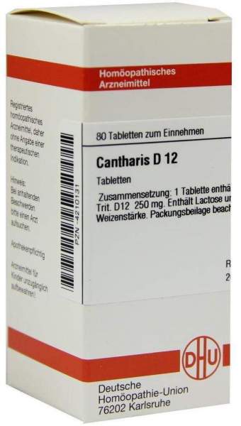 Dhu Cantharis D12 80 Tabletten