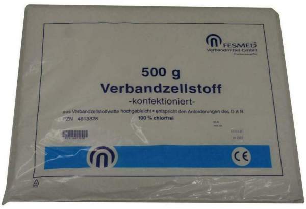 Verbandzellstoff Konfektioniert Hochgebleicht 500 G Beutel