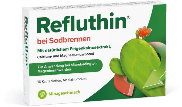 Refluthin Kautabletten Minzgeschmack 16 Stück