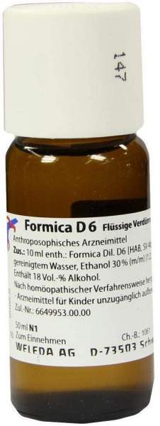 Weleda Formica D6 Dilution 50 ml