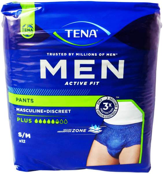 Tena Men Active Fit Pants Plus S-M 12 Stück