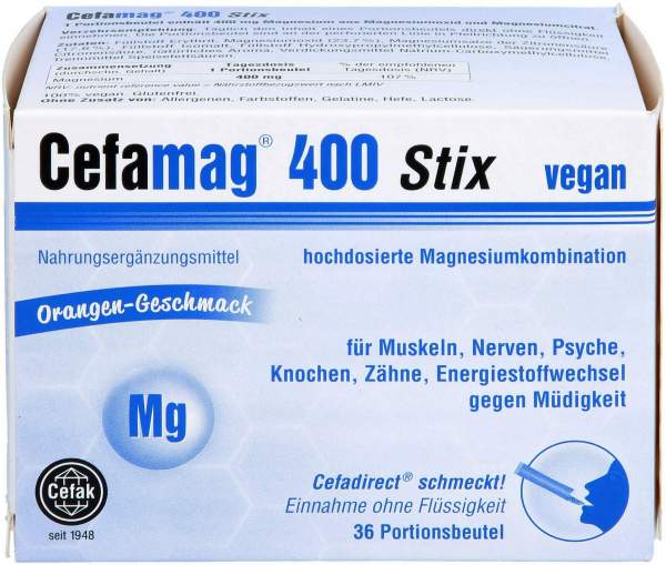 Cefamag 400 Stix 16 Stück