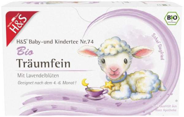 H&amp;S Träumfein Bio Baby- und Kindertee 20 X 1,2 G Filterbeutel