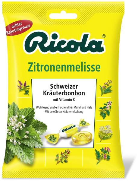 Ricola Mit Zucker Zitronenmelisse 75 G Bonbons