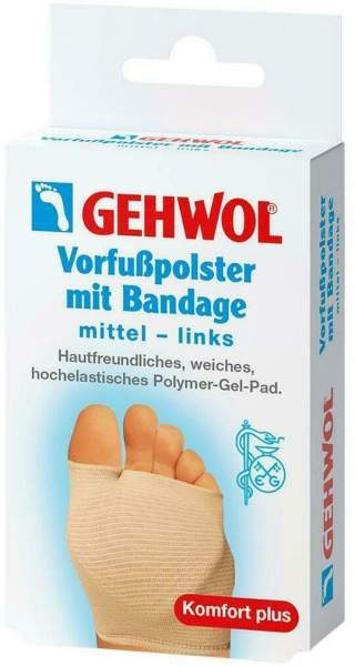 Gehwol Vorfußpolster Mit Bandage Links Mittel 1 Stück