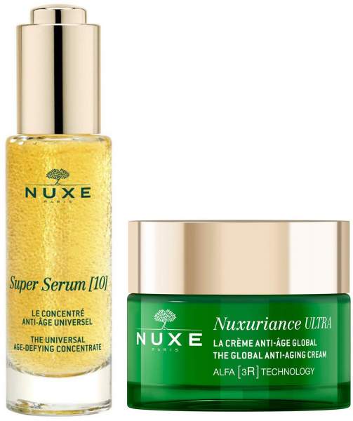 NUXE Super Serum universelles Anti Aging Serum 30 ml + Nuxuriance Ultra Tagescreme AH 50 ml