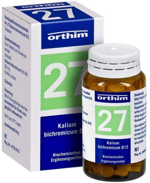 Biochemie Orthim 27 Kalium Bichromicum D 12 100 Tabletten