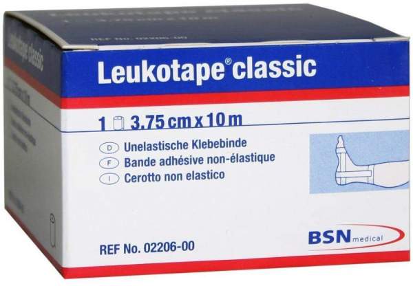 Leukotape Classic 3,75 cm X 10 M Weiß 1 Stück