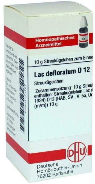 DHU Lac defloratum D12 Globuli