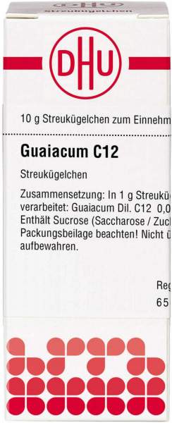 Dhu Guaiacum C12 Globuli 10 G