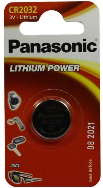 Panasonic Batterien Lithium 3v Cr2032