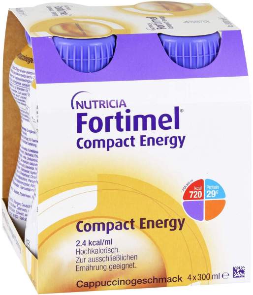 Fortimel Compact Energy Cappuccino 4 X 300 ml