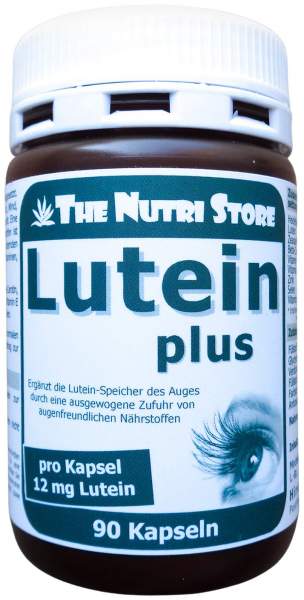 Lutein 12 mg Plus Zeaxanthin Heidelbeer Kapseln 90 Stück