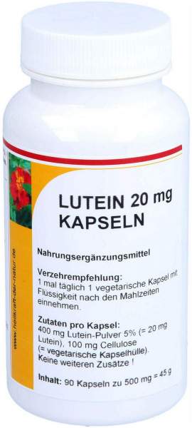 Lutein 20 mg Kapseln
