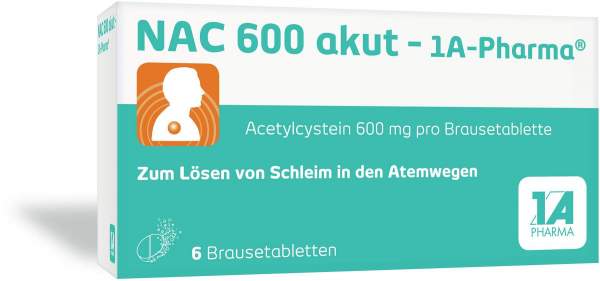 Nac 600 Akut 1a Pharma 6 Brausetabletten