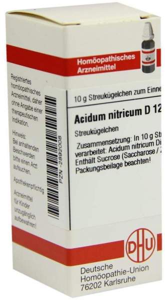 Acidum Nitricum D 12 Globuli